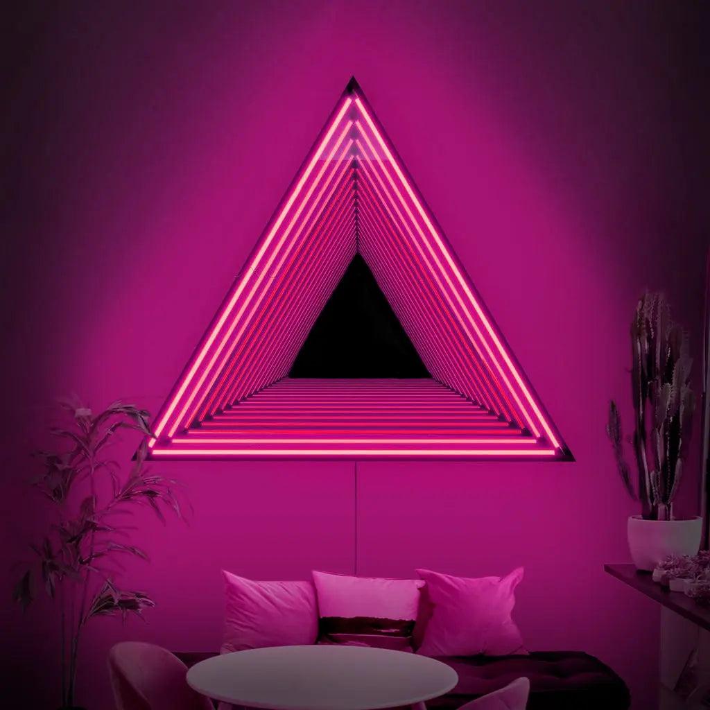 Triangle Infinity Mirror